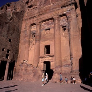 Urn Tomb, Nabatean Rock Town Petra, Jordan