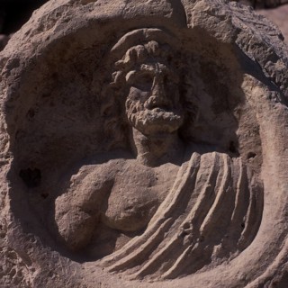 Prortait in the Nabatean rock town of Petra, Jordan