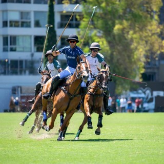 Scene at the 132nd Argentinean Open Polo Championship (Spanish 132nd Abierto Argentino de Polo de