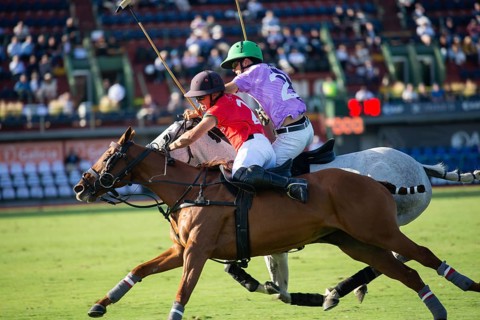 Scene at the 132nd Argentinean Open Polo Championship (Spanish 132nd Abierto Argentino de Polo de
