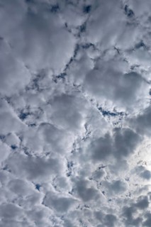 Dense clouds (Stratocumulus), Mecklenburg-Western Pomerania, Germany