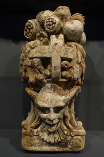 16th century top of sacrament tower at museum of Abbey of the Dunes, Abdij Ten Duinen, Cistercian