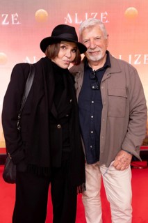 Anouschka Renzi and guest at Cirque du Soleil Alizé world premiere at the Berliner Theater am