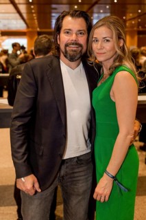 Daniel Fehlow and Jessica Ginkel at the Cirque du Soleil Alizé world premiere at the Berliner