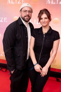 Felix von Jascheroff with girlfriend Sophie Winterberg at the Cirque du Soleil Alizé world premiere