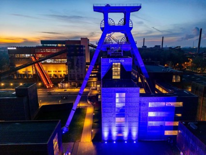 International Children's Rights Day, in addition buildings around the world are illuminated blue,