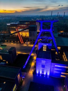 International Children's Rights Day, in addition buildings around the world are illuminated blue,