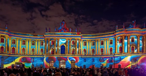 Festival of Lights Humboldt Universität Juristische Falkultät Berlin Germany