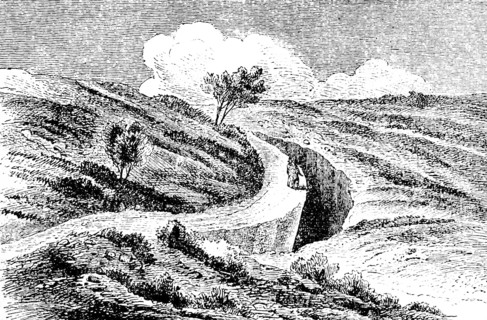 Deep crevices formed in the earthquake of 1783 near Monte Sant'Angelo, Puglia, Italy, mountain