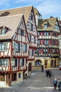 Timber houses, Colmar, Alsace, France