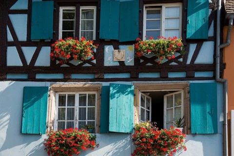 Timbered house, La Petite Venise, Krutenau district, Old Town, Colmar, Alsace, France