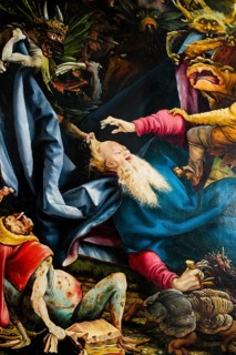 Isenheim Altarpiece by Matthias Grünewald, Unterlinden Museum, Musée Unterlinden, Colmar, Haut-Rhin