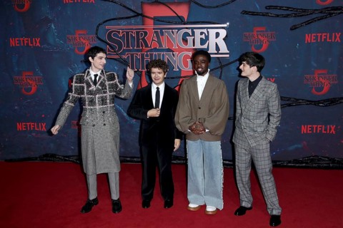 Finn Wolfhard, Gaten Matarazzo, Caleb McLaughlin, Noah Schnapp - Stranger Things Fan Event Season