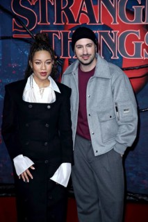 Jenny Augusta and Dominik Porschen - Stranger Things Season 5 Fan Event, Tempelhof Airport, Hangar