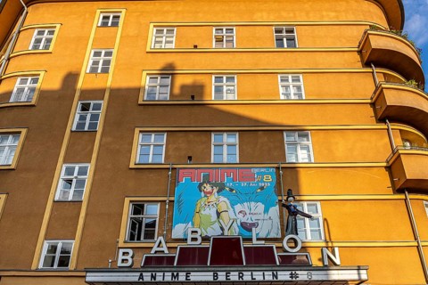 Kultkino Babylon am Rosa Luxemburg Platz, arthouse cinema opened in 1929, some of whose films are