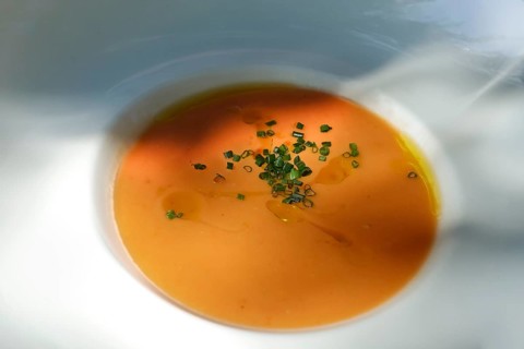 Gazpacho, gaspacho, cold vegetable soup, tomato soup, southern Spanish and Portuguese soup,