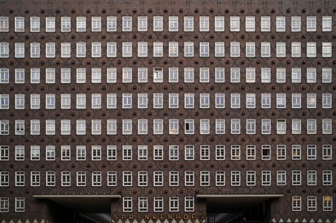 Sprinkenhof, Kontorhaus, façade, brick expressionism, Kontorhausviertel, Free and Hanseatic City of