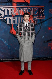 Finn Wolfhard at the Stranger Things fan event in Hangar 7 at Tempelhof Airport in Berlin on 18.11