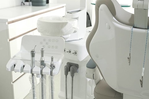 Dental equipment, instrument module, tester, dental tips, control panel, no people