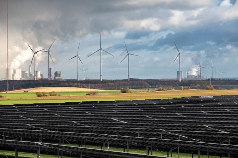 86.5 MW peak open space photovoltaic systems, from RWE, with over 141, 000 solar modules, on a side