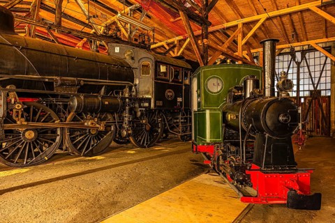 Legendary French La France locomotive, operating number 231.K 22, historic miniature steam