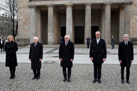 Julia Klöckner, President of the German Bundestag, H.E. Sergio Mattarella President of the Italian