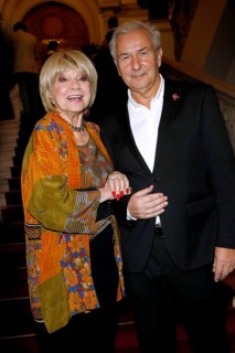 Judith Winter and Klaus Wowereit at the eighth GÖTZ GEORGE PRIZE ceremony at the