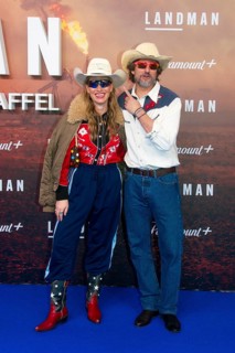 Evelyn Weigert and Tom Beck, LANDMAN, Red Carpet for the European premiere of the 2nd season of the