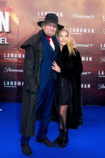 Michael Mendl and accompaniment, LANDMAN, Red Carpet for the European premiere of the 2nd season of
