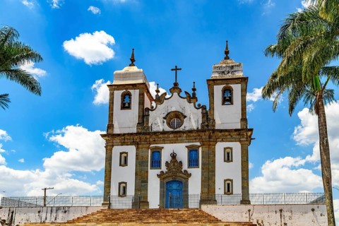 Church of Saint Joseph, in Baroque style, was built in 1734 in the historic city of Congonhas,