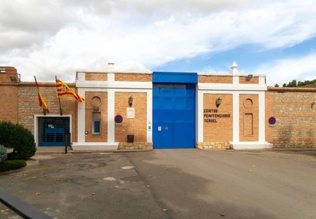 Centro Penitenciario, central penitentiary prison building, city of Teruel, Aragon, Spain