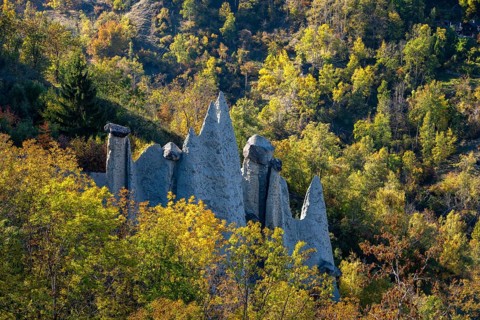 Earth pyramids of Euseigne, Canton of Valais, Switzerland