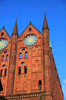 Town hall in the urban area of Altstadt, Stralsund, Hanseatic City of Stralsund, Vorpommern-Rügen