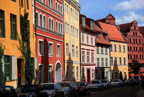 Old Town of Stralsund, Vorpommern-Rügen District, Mecklenburg-Western Pomerania, Germany