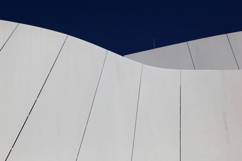 Architectural detail, Ozeaneum, Stralsund Maritime Museum, Museum of Oceanography and Fisheries,
