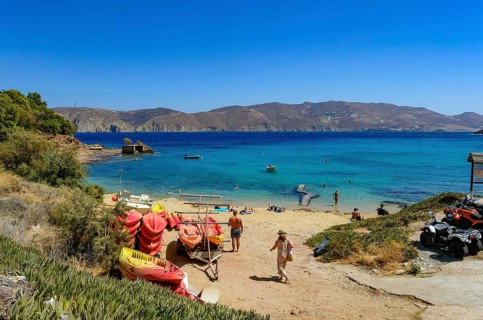 Panormos, Mykonos, Cyclades, Greece - Panormos, small town with sandy beach in the north of the
