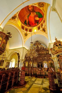 Ano Mera, Mykonos, Cyclades, Greece - The Panagia Tourliana monastery is the center of Ano Mera.