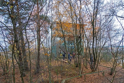 Observation tower, Tister Bauernmoor, Tiste, Samtgemeinde Sittensen, Lower Saxony, Germany