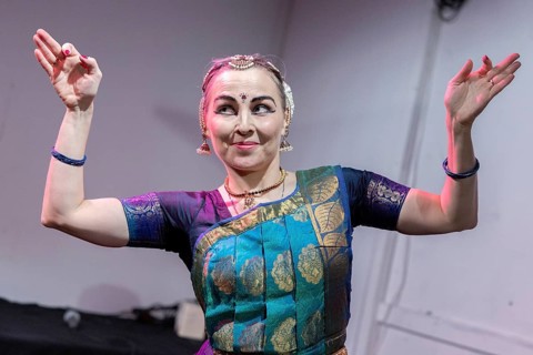 Eva Isolde Balzer, dancer, Hope in Resonance, Carnatic Music and Bharatanatyam Fundrising Evening