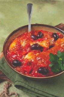 Pollo alla romana, Roman chicken, homemade, no people