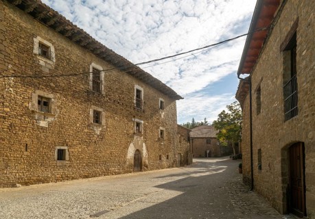 Casa de los Bentura medieval village of Longás, Val d'Onsella, Zaragoza province, Aragon, Spain