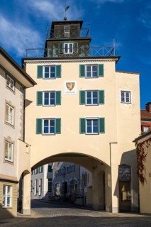 Khan Tower, Stadttor, Stadtbefestigung, Bad Tölz, Upper Bavaria, Bavaria, Germany