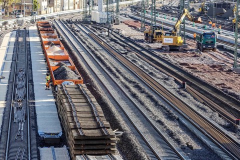 New Untertürkheim parking station. As part of Stuttgart 21, train traffic is being reorganized.