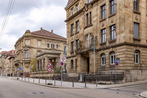 Federal Railway Authority (EBA) buildings and the Federal Institute for Real Estate Tasks in the