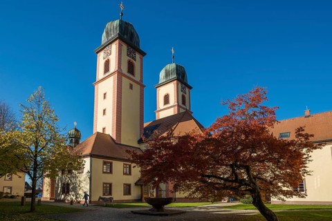 Monastery Church, St. Märgen, Southern Black Forest, Black Forest, Baden-Württemberg, Germany