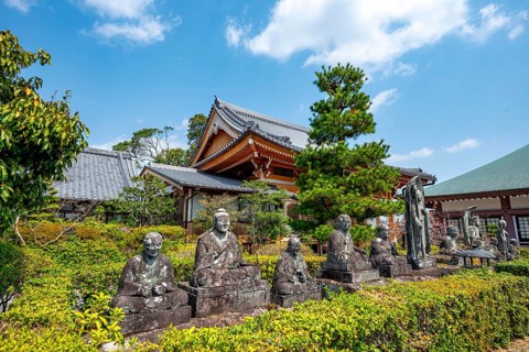 Stone Buddha Statues, Ninna-ji Renge-ji Temple, Buddhist Temple, Kyoto, Japan