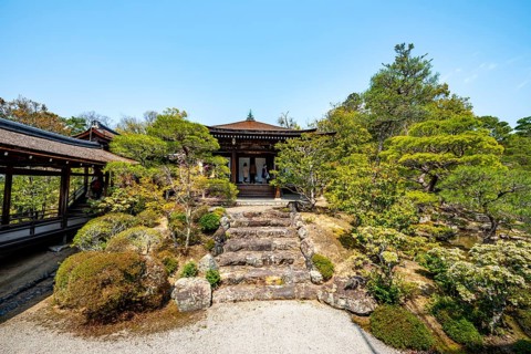 Northern Garden, Kitaniwa or Hokutei Garden, Ninna-ji Goths, Buddhist Temple Complex, Kyoto, Japan