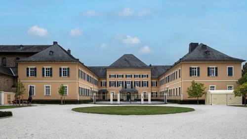 Johannisberg Castle, Geisenheim, Rheingau, Hesse, Germany