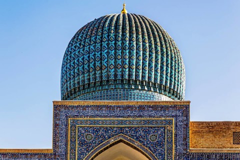 Gur-Emir Mausoleum, Tomb of the Timurids, Samarkand, Uzbekistan