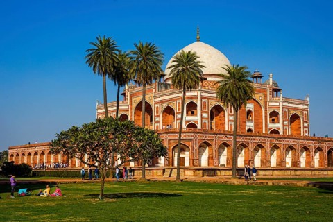 Humayun's Tomb, UNESCO World Heritage Site, Delhi, Delhi, India